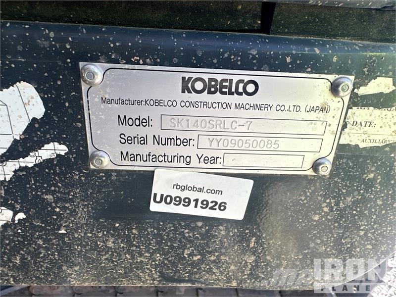 Kobelco SK140SRLC-7 Tracked Excavator Raupenbagger
