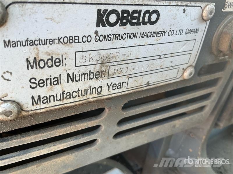 Kobelco SK35SR-3 Mini kotrók < 7t