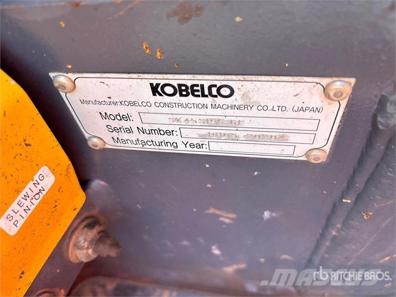 Kobelco SK45SRX-6E Mini Excavator Mini bageri < 7t