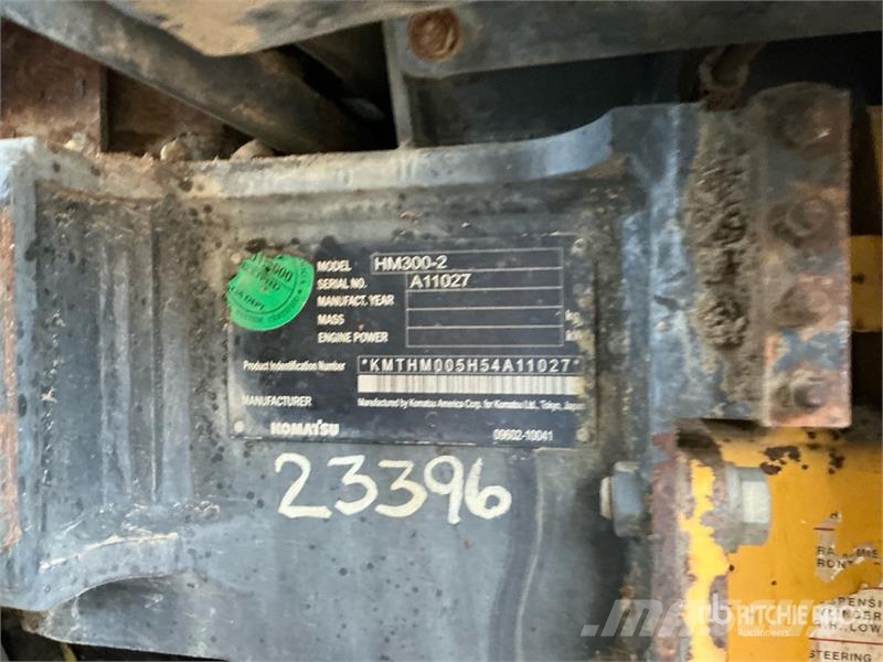 Komatsu HM300-2 Articulated Dump Truck Terrængående lastbiler