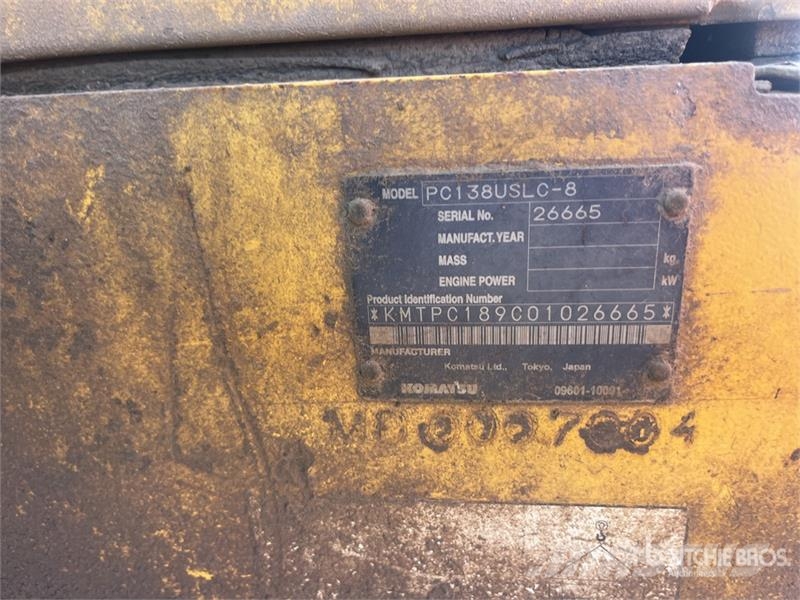 Komatsu PC138LC-10 حفارات زحافة