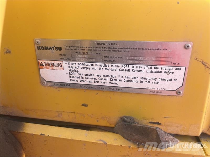 Komatsu PC138USLC-10 Tracked Excavator Paletli ekskavatörler