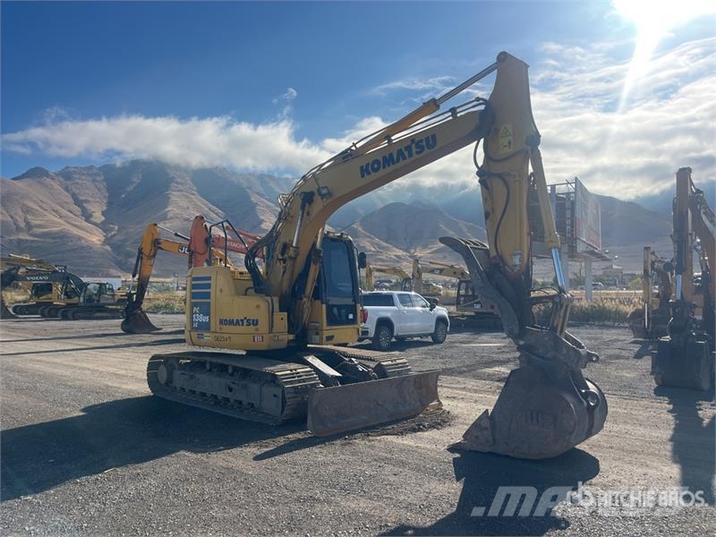 Komatsu PC138USLC-10 Tracked Excavator Paletli ekskavatörler