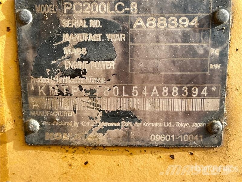 Komatsu PC200LC Tracked Excavator Crawler excavators