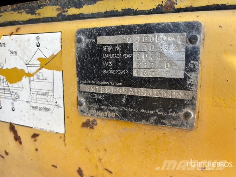 Komatsu PC300LC Tracked Excavator Paletli ekskavatörler