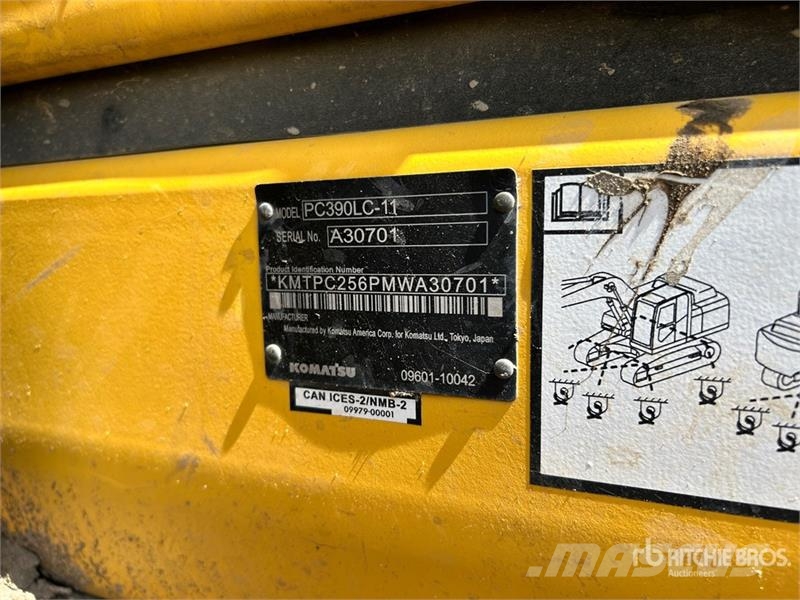 Komatsu PC390LC-11 Gravemaskiner på larvebånd