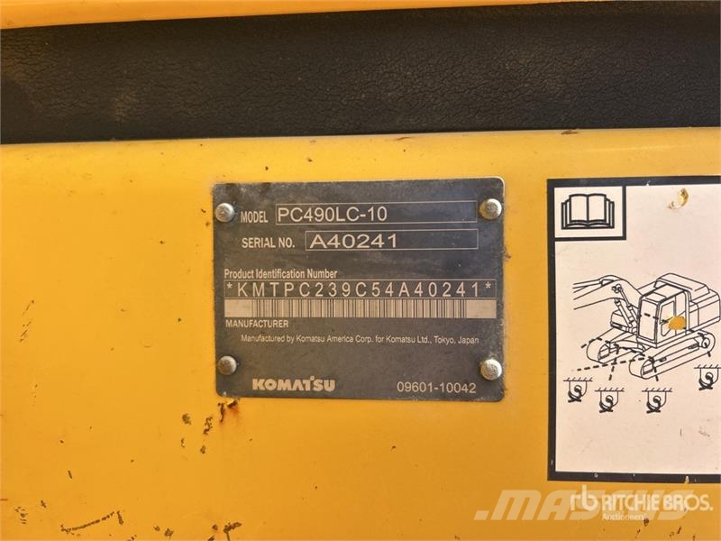 Komatsu PC490 LC-10 Tracked Excavator Crawler excavators