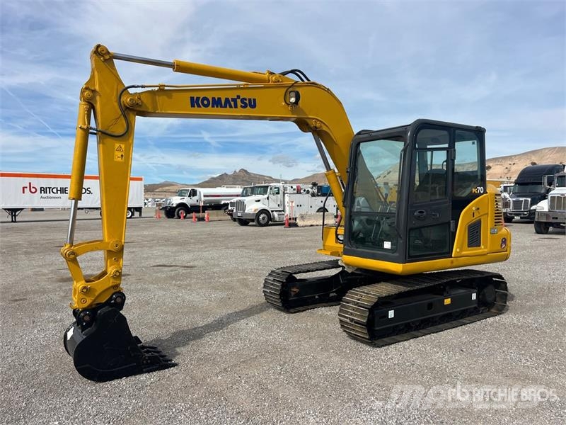 Komatsu PC70-8 Tracked Excavator Bagri goseničarji