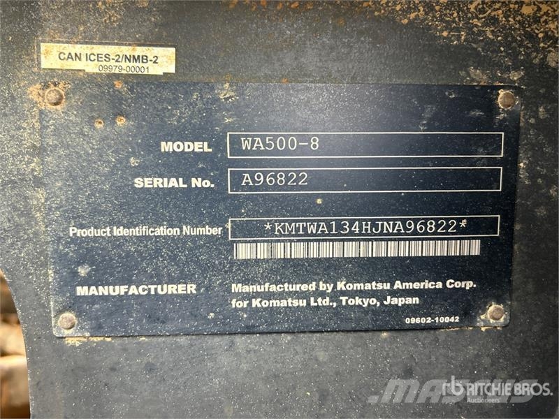 Komatsu WA500-8 Wheel Loader لوادر بعجل
