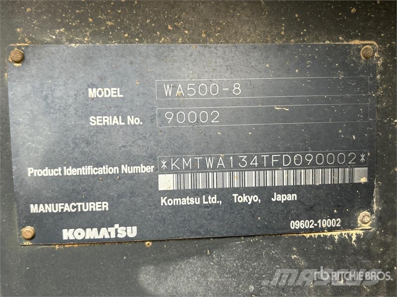Komatsu WA500-8 Wheel Loader Kolové nakladače