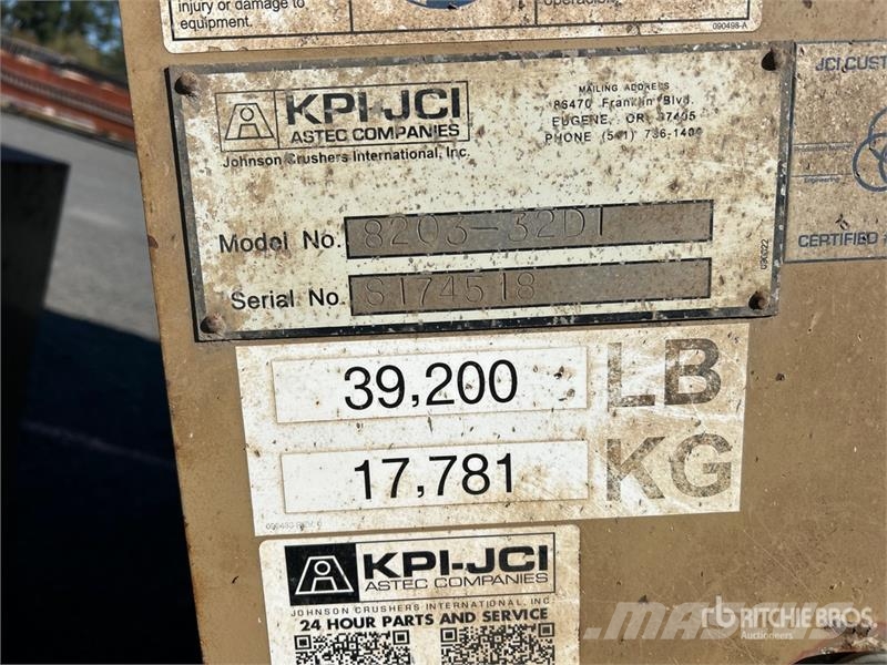 KPI-JCI 8203-32DI Screen Sita