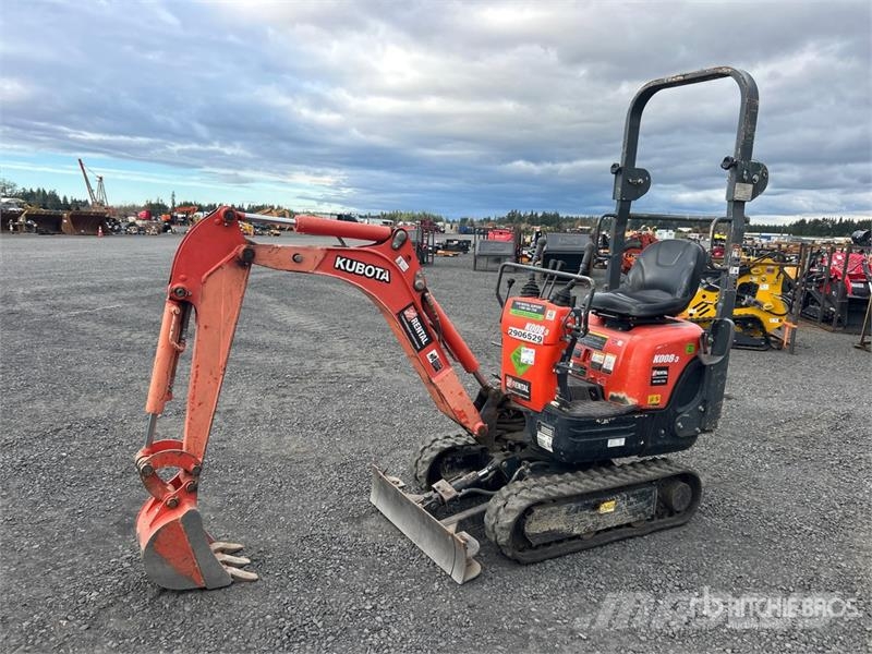 Kubota K008-3 حفارات صغيرة أقل من 7 طن (حفارات صغيرة)