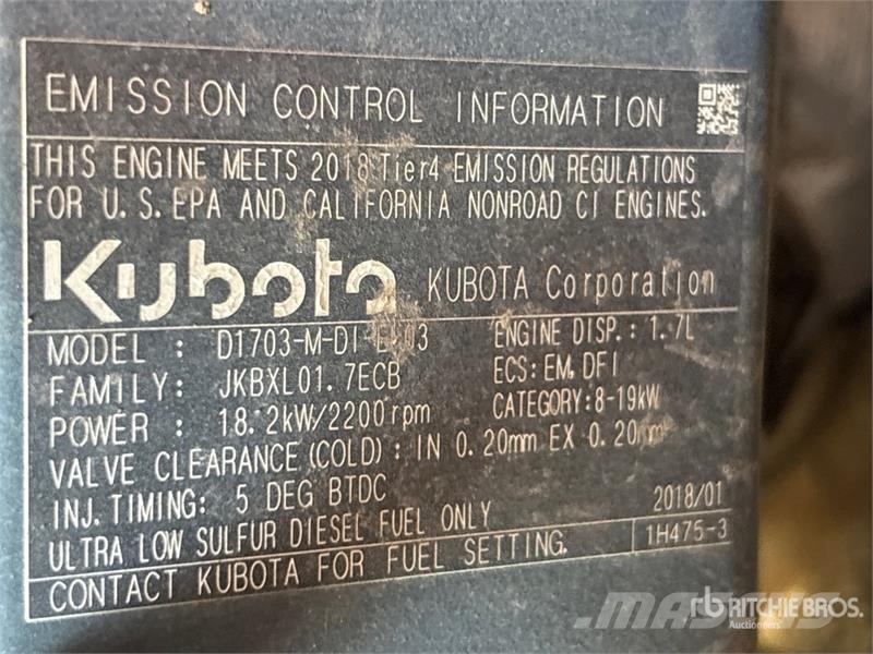 Kubota KX033-4 ミニ油圧ショベル 7t以下（ミニユンボ・ミニディガー）