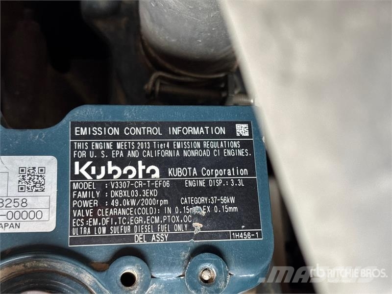 Kubota KX080 Tracked Excavator Pelle sur chenilles