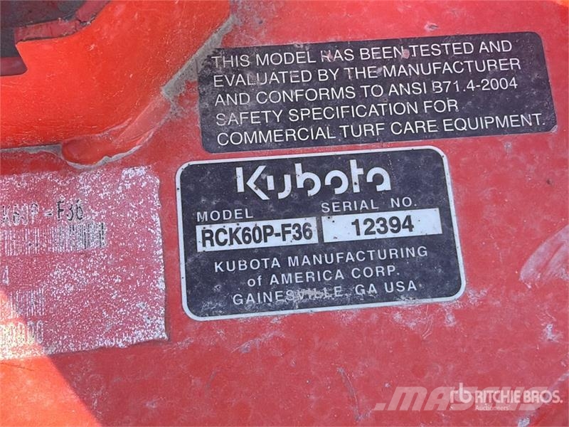 Kubota RCK60P-F36 64 in Skid Steer Mower Kaszák