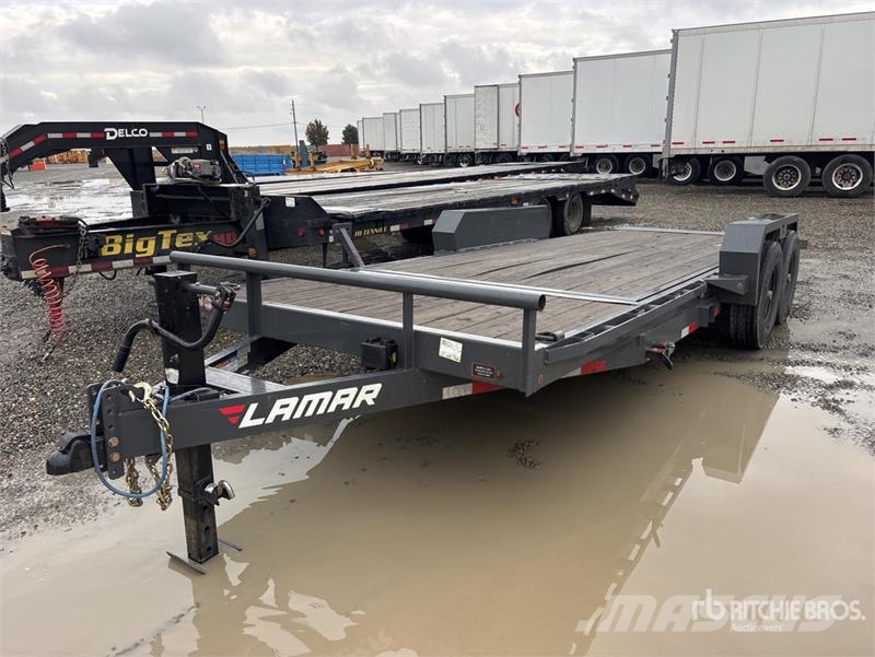 Lamar 21 ft T/A Tilt Deck Trailer 低架裝載車