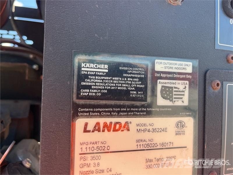 Landa MHP4-35224E Pressure Washer Мойки низкого давления