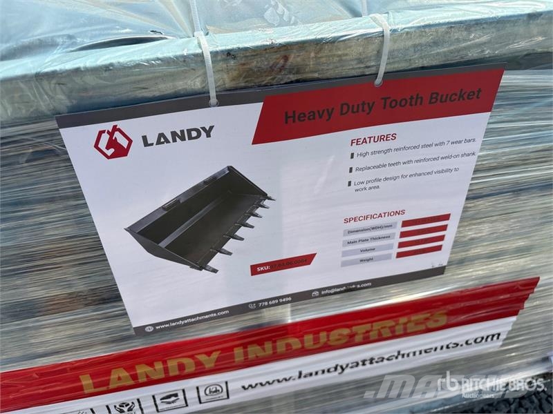 Landy 4IN1B72 72 in Multi-Purpose Skid Steer Bucket (Unu Kauhat