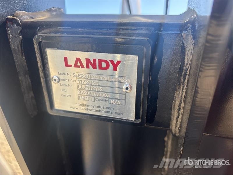 Landy ERGR72 72 in Skeleton 72 in Skid Steer Grapple (Un خطاطيف
