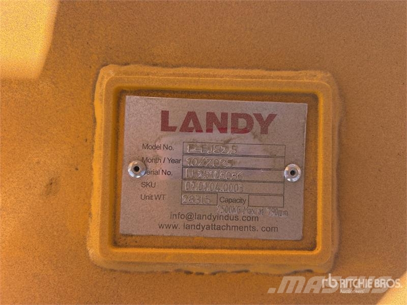 Landy FJS2.5 Forklift Material Handling Arm (Unused) Drugi deli