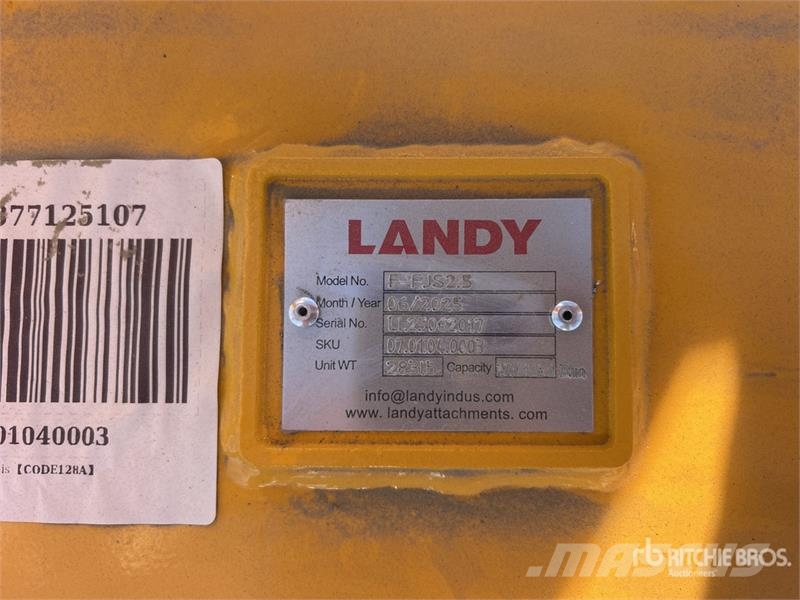 Landy FJS2.5 Forklift Material Handling Arm (Unused) Otros componentes