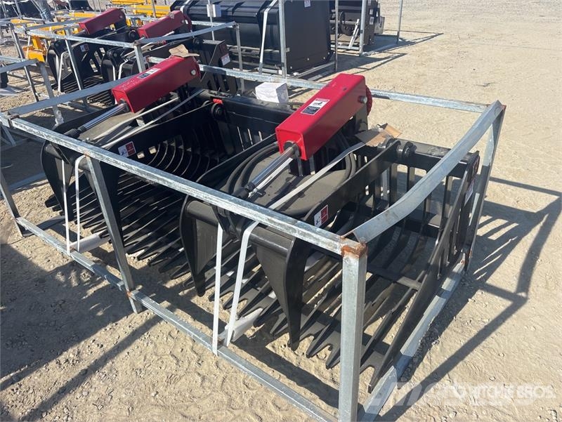 Landy PRGB84 84 in Rock Skid Steer Grapple Bucket (Unuse Pinzas