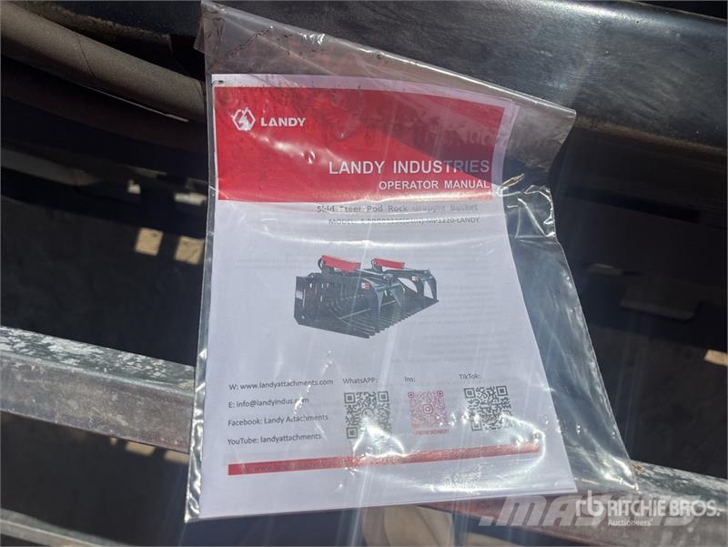 Landy PRGB84 84 in Skeleton Skid Steer Grapple Bucket (U 兩爪吊夾