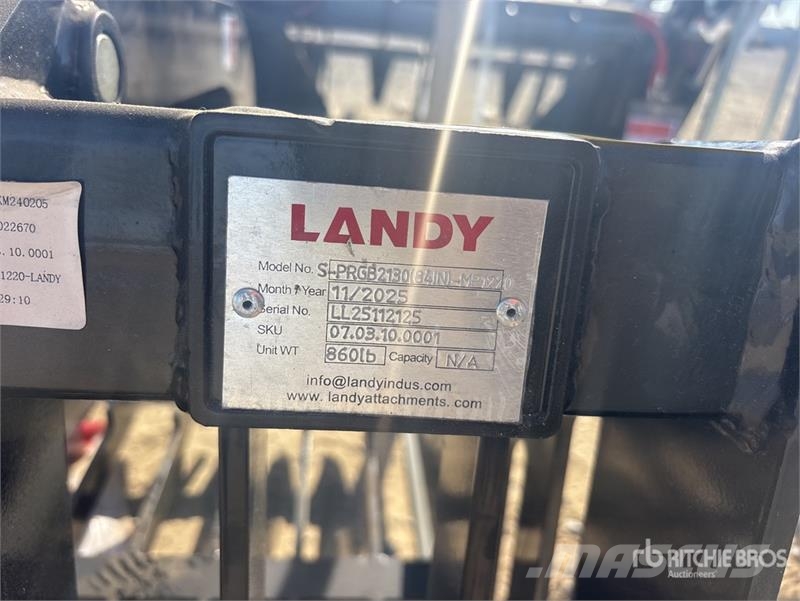 Landy PRGB84 84 in Skeleton 84 in Rock Skid Steer Grappl 兩爪吊夾