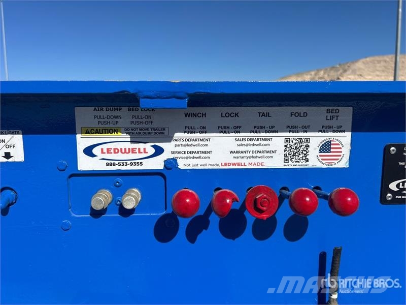 Ledwell 38 ft T/A Hydraulic Tail Trailer Pranchas / Carrega-tudo