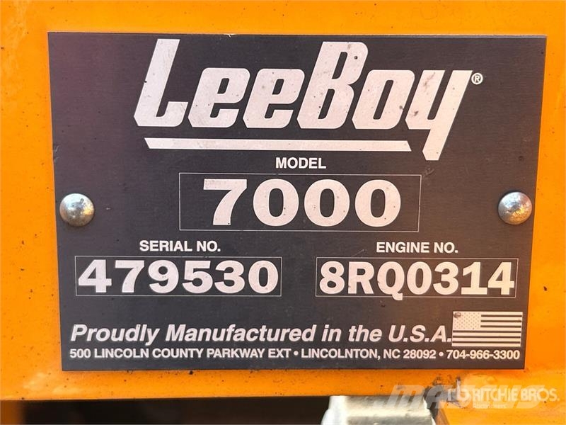 LeeBoy 7000C Track Asphalt Paver Strassenfertiger