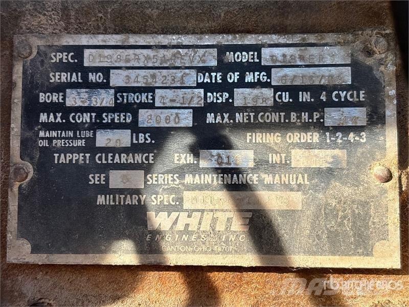 Libby Welding MEP044A 15 kW Skid-Mounted Generator Dieselgeneratorer