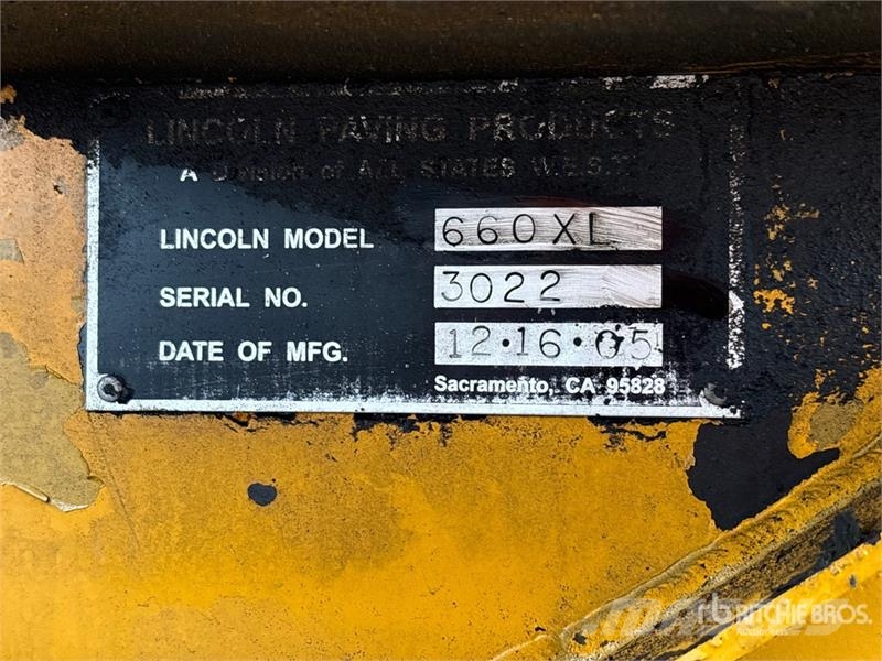 Lincoln 660AXL Statyba - Kita