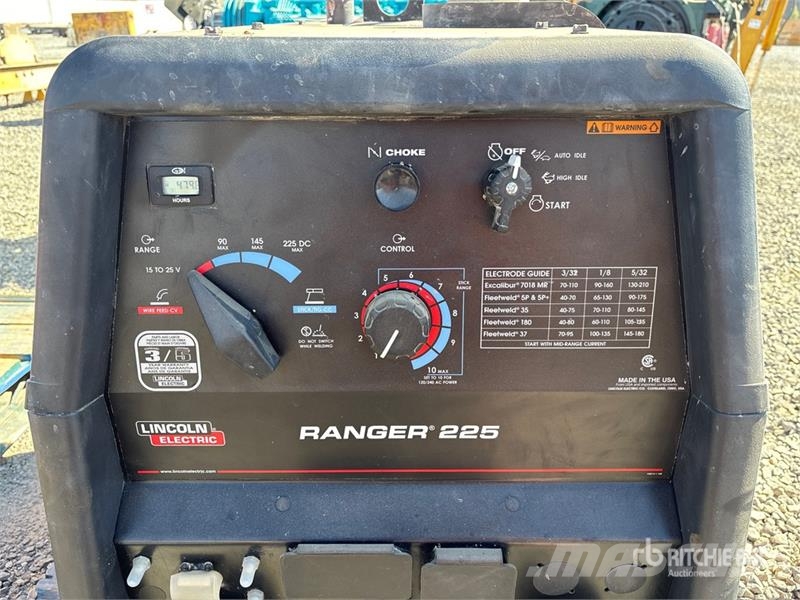 Lincoln Electric Electric Ranger 225 225 A Skid-Mounted Mu Svejsemaskiner