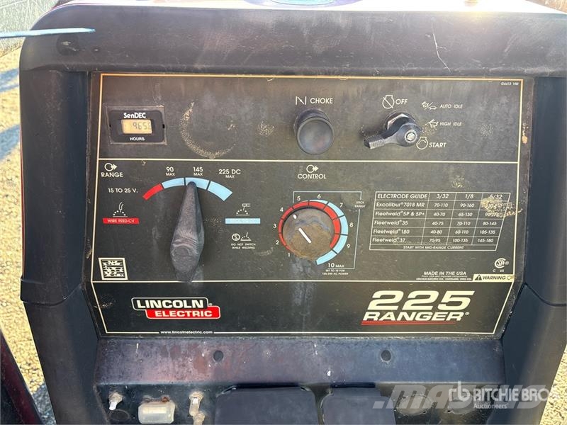 Lincoln Ranger 225 Electric Welder Welding Equipment
