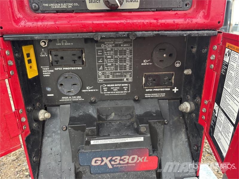 Lincoln Ranger 330MPX 330 A Skid-Mounted Multi-Process Eng Poste à souder