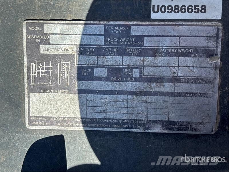 Linde E32CL Electric Forklift Electric forklifts
