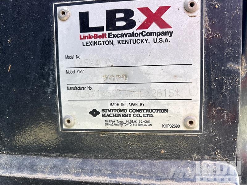 Link-Belt 145X4LC Tracked Excavator Bagri goseničarji