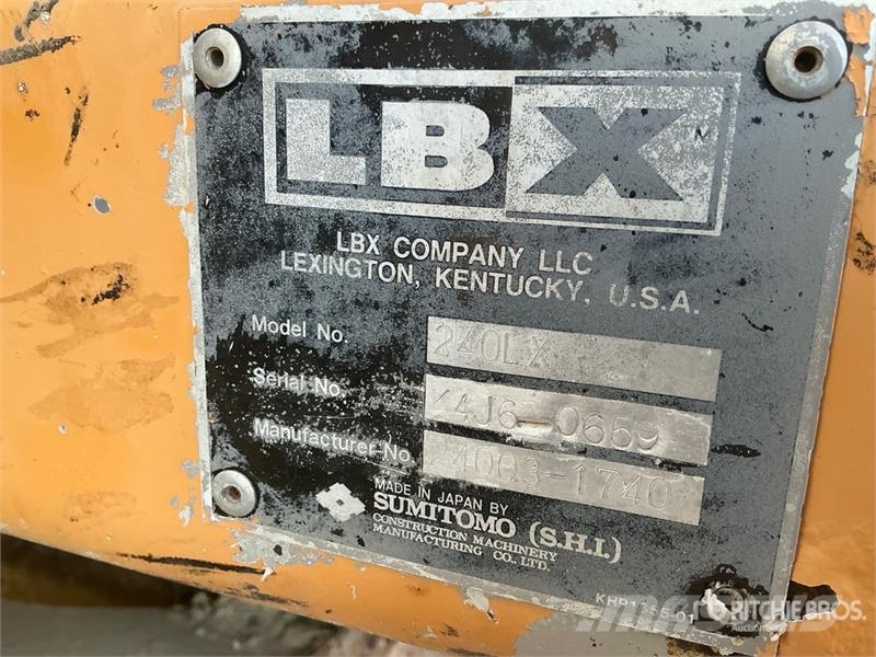 Link-Belt 240 LX Tracked Excavator حفارات زحافة
