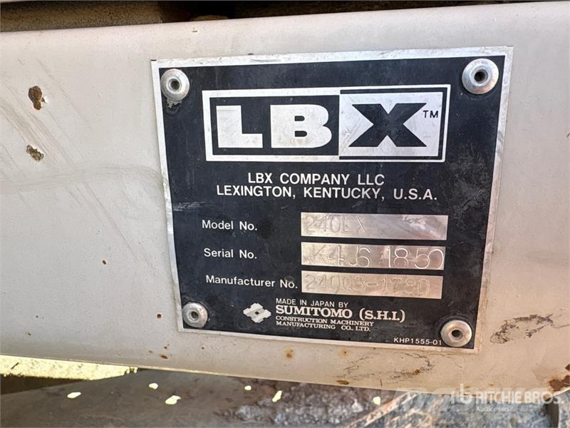 Link-Belt 240 LX Tracked Excavator Bageri gusjeničari