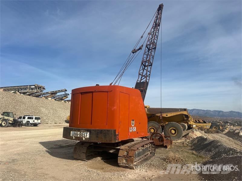Link-Belt LS-58 15400 lb Lattice-Boom Crawler Crane Grue sur chenilles