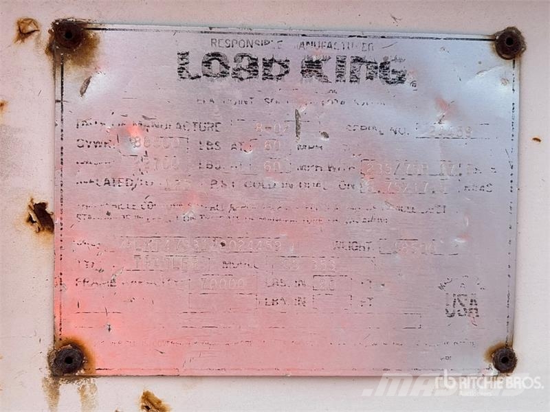 Load King 22700 lb 47 ft Tri/A Step Deck Trailer Низькорамні причепи