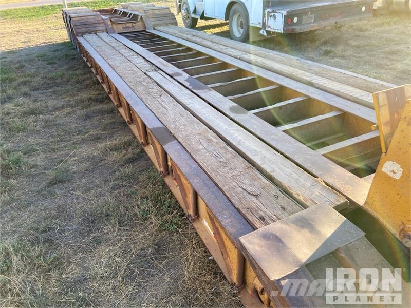 Load King 55-ton Tri/A Removable Gooseneck Lowboy Trailer Reboques carga baixa