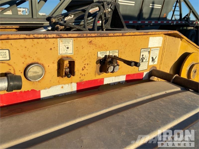 Load King 55-ton Tri/A Removable Gooseneck Lowboy Trailer Reboques carga baixa