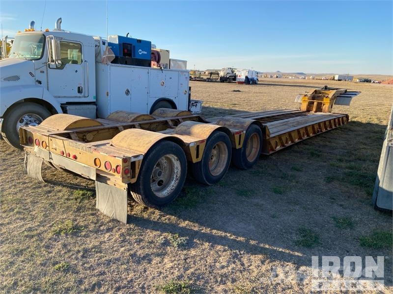 Load King 55-ton Tri/A Removable Gooseneck Lowboy Trailer Reboques carga baixa