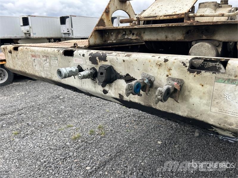 Load King HFT70 48 ft T/A Hydraulic Tail Trailer Dieplader