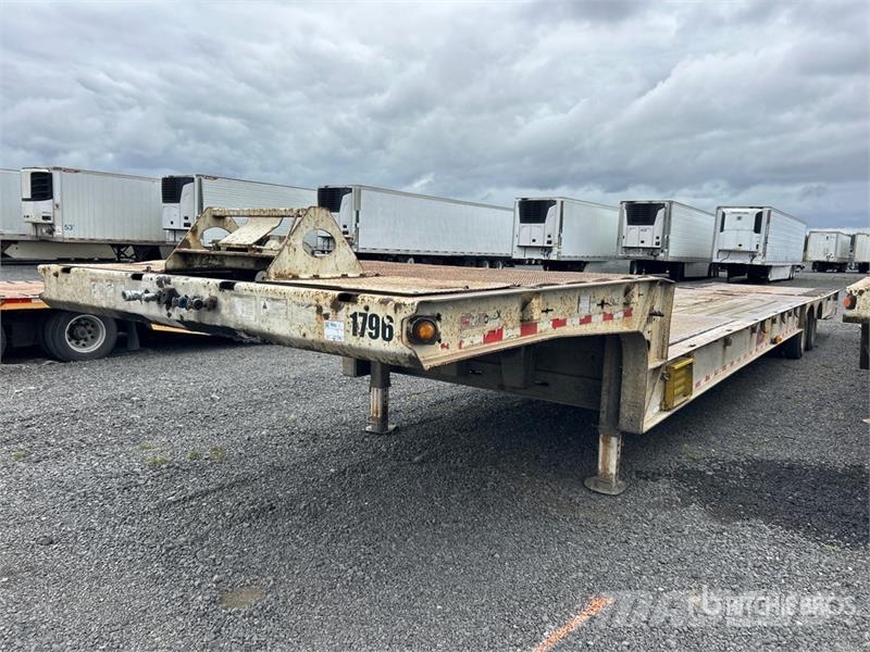 Load King HFT70 48 ft T/A Hydraulic Tail Trailer Dieplader