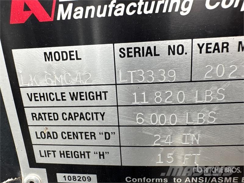 Load King LK 6MC42 6000 lb 4x4 Rough Terrain Forklift Maastotrukit