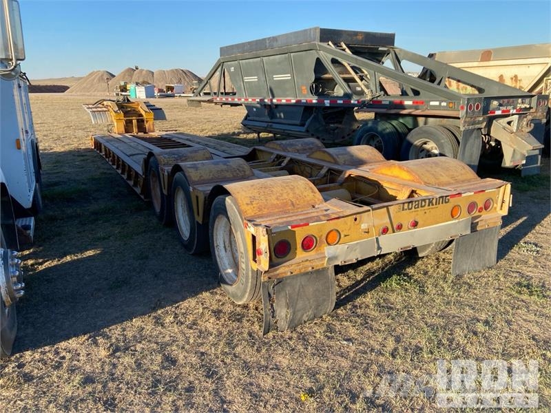 Load King Tri/A Removable Gooseneck Lowboy Trailer Pranchas / Carrega-tudo