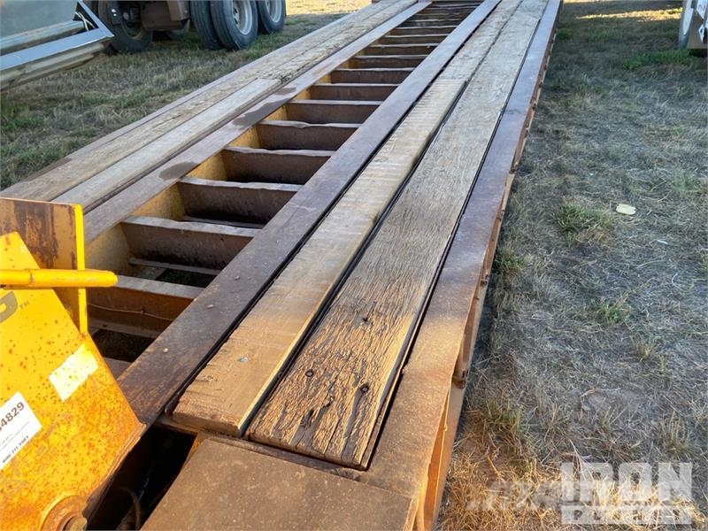 Load King Tri/A Removable Gooseneck Lowboy Trailer Pranchas / Carrega-tudo
