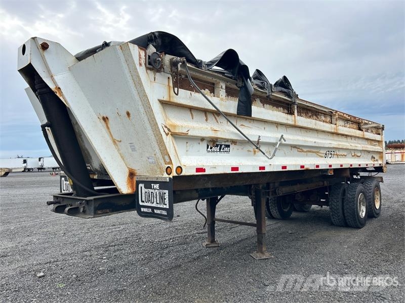 Load Line Line 28 ft T/A End Dump Trailer Pašizgāzējs
